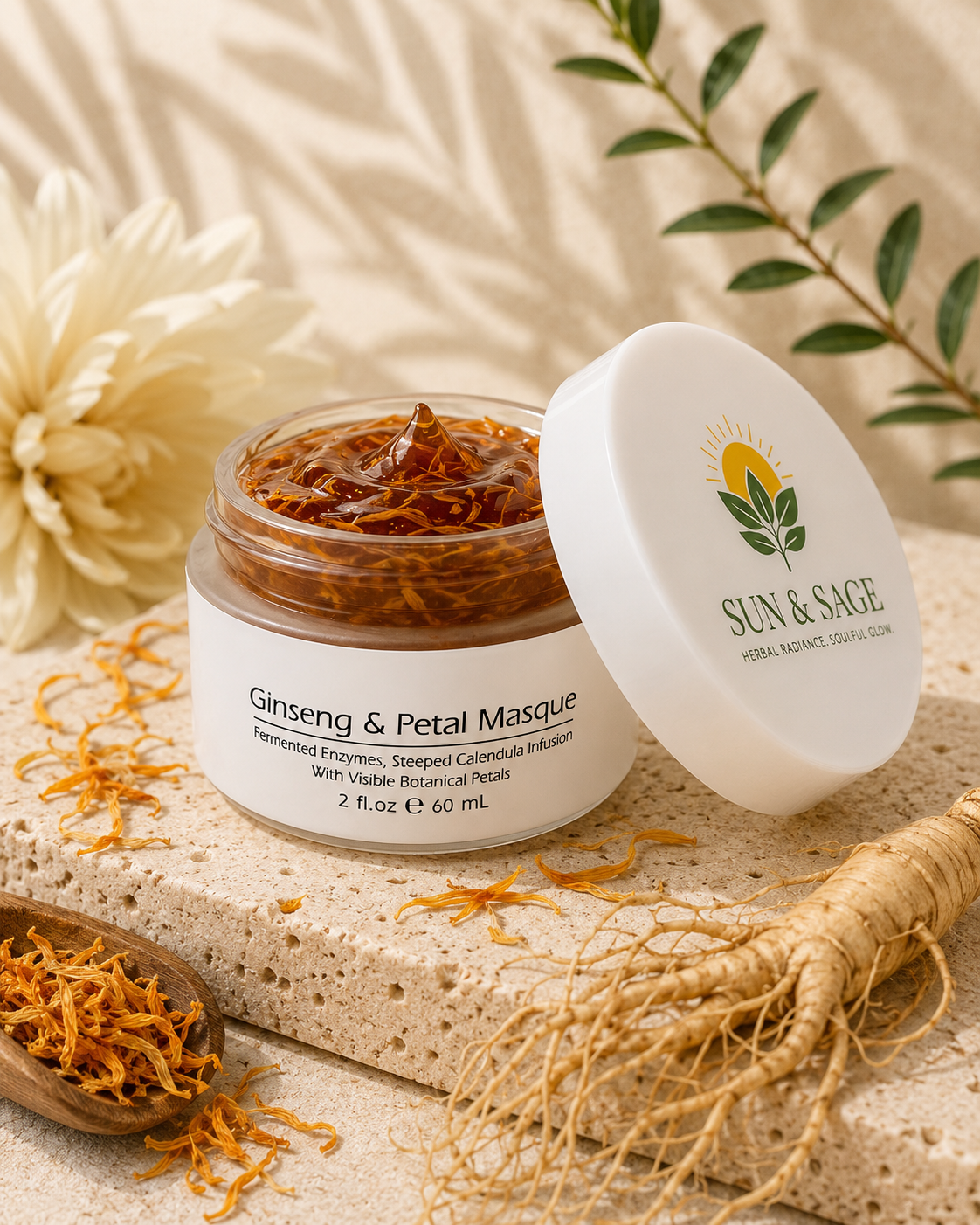 Ginseng & Petal Masque