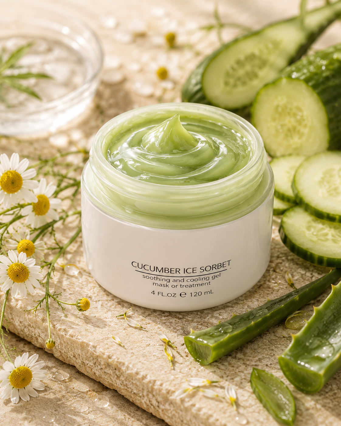 Cucumber Ice Sorbet