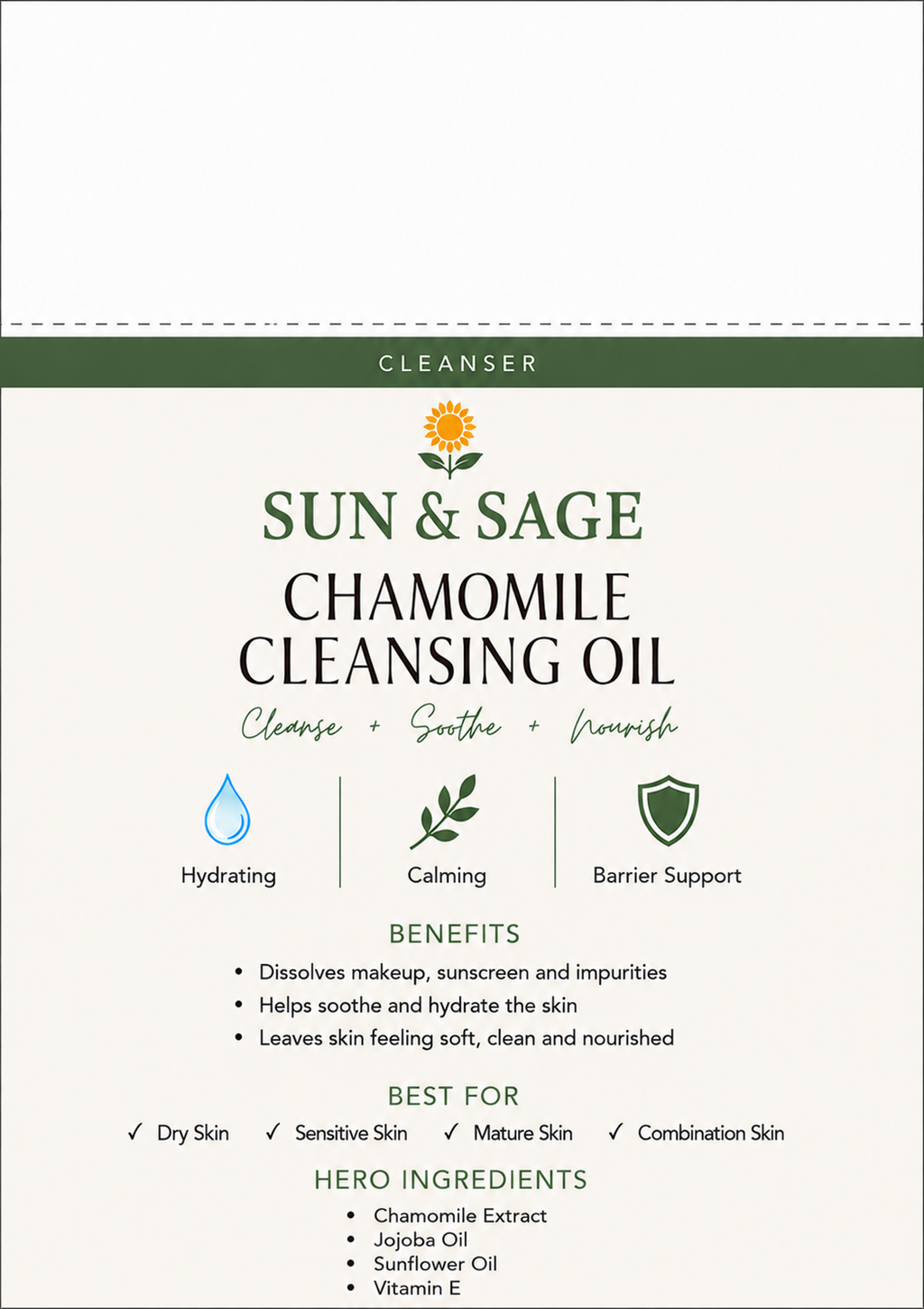 Chamomile Cleansing Oil