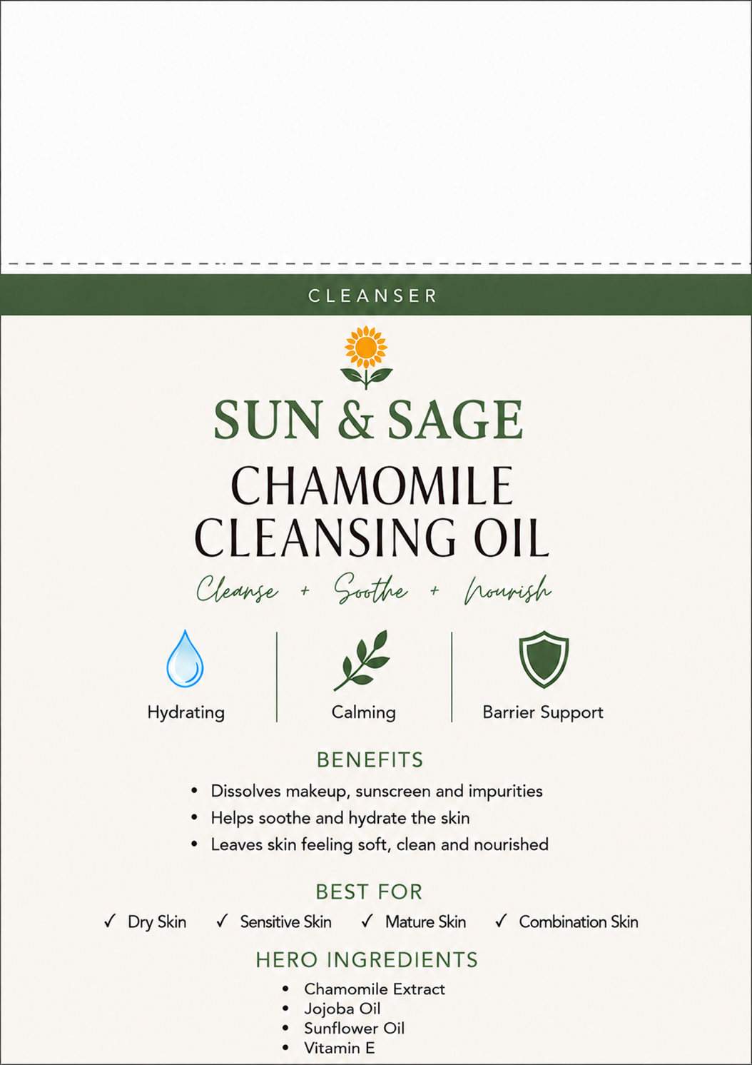 Chamomile Cleansing Oil