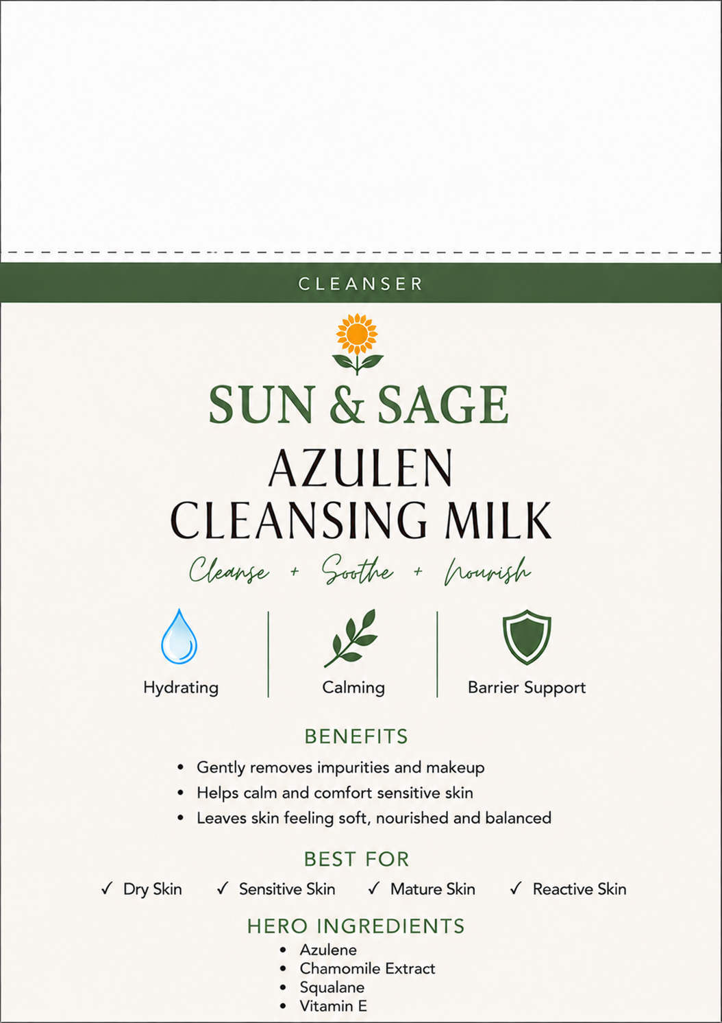 Azulen Cleansing Milk