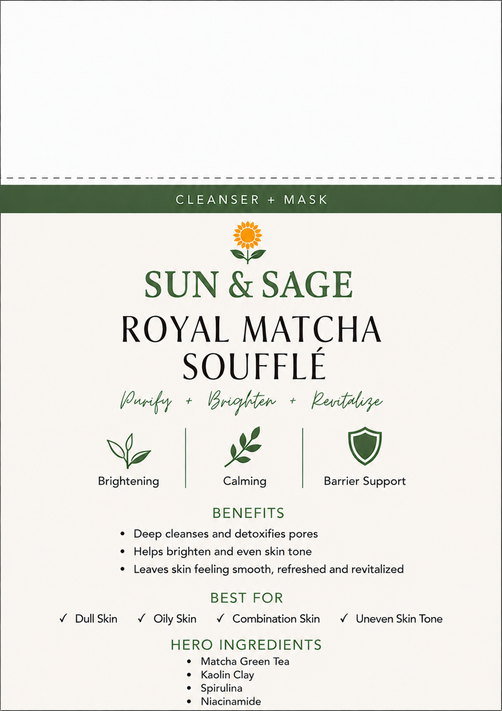 Royal Matcha Soufflé