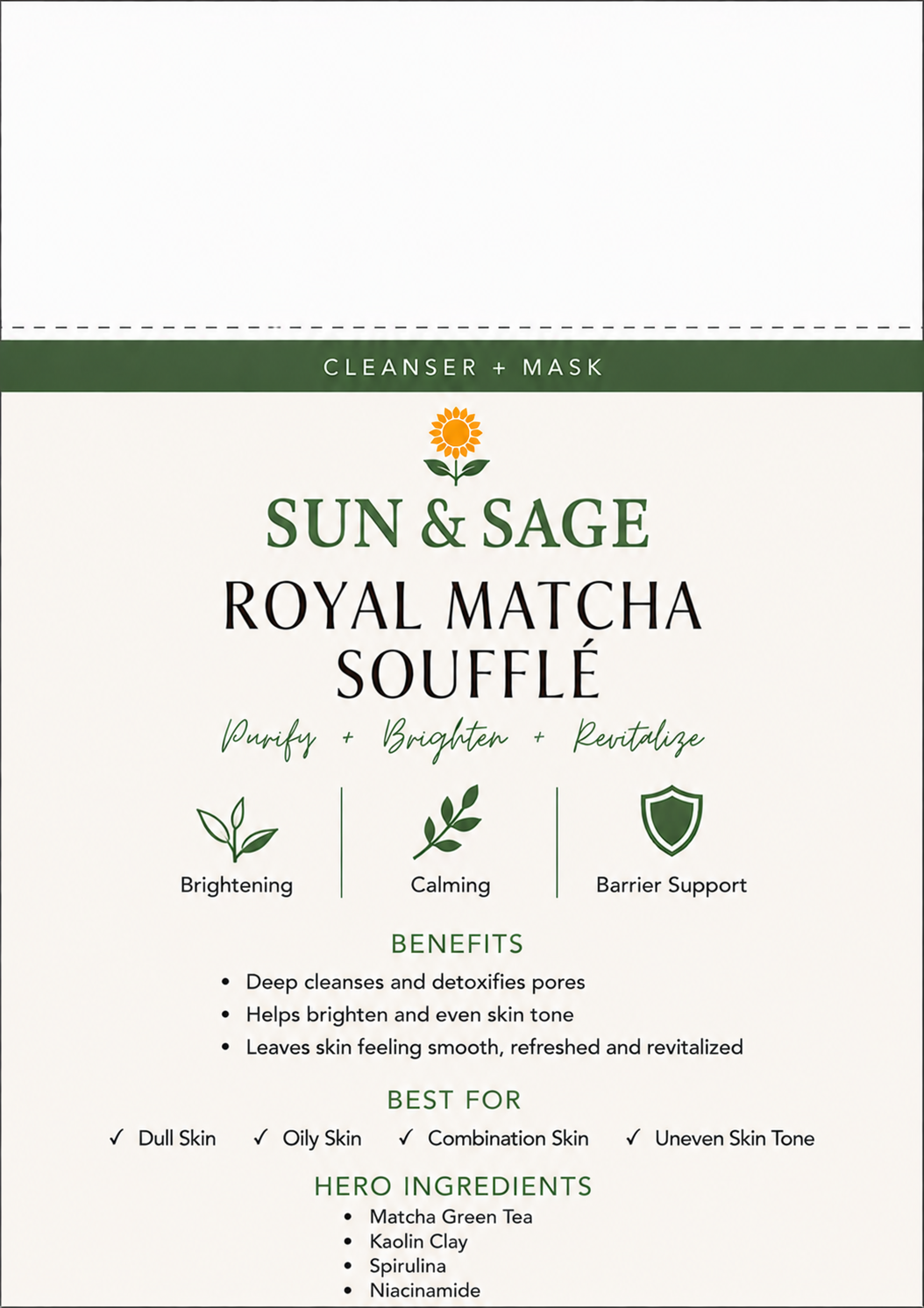 Royal Matcha Soufflé