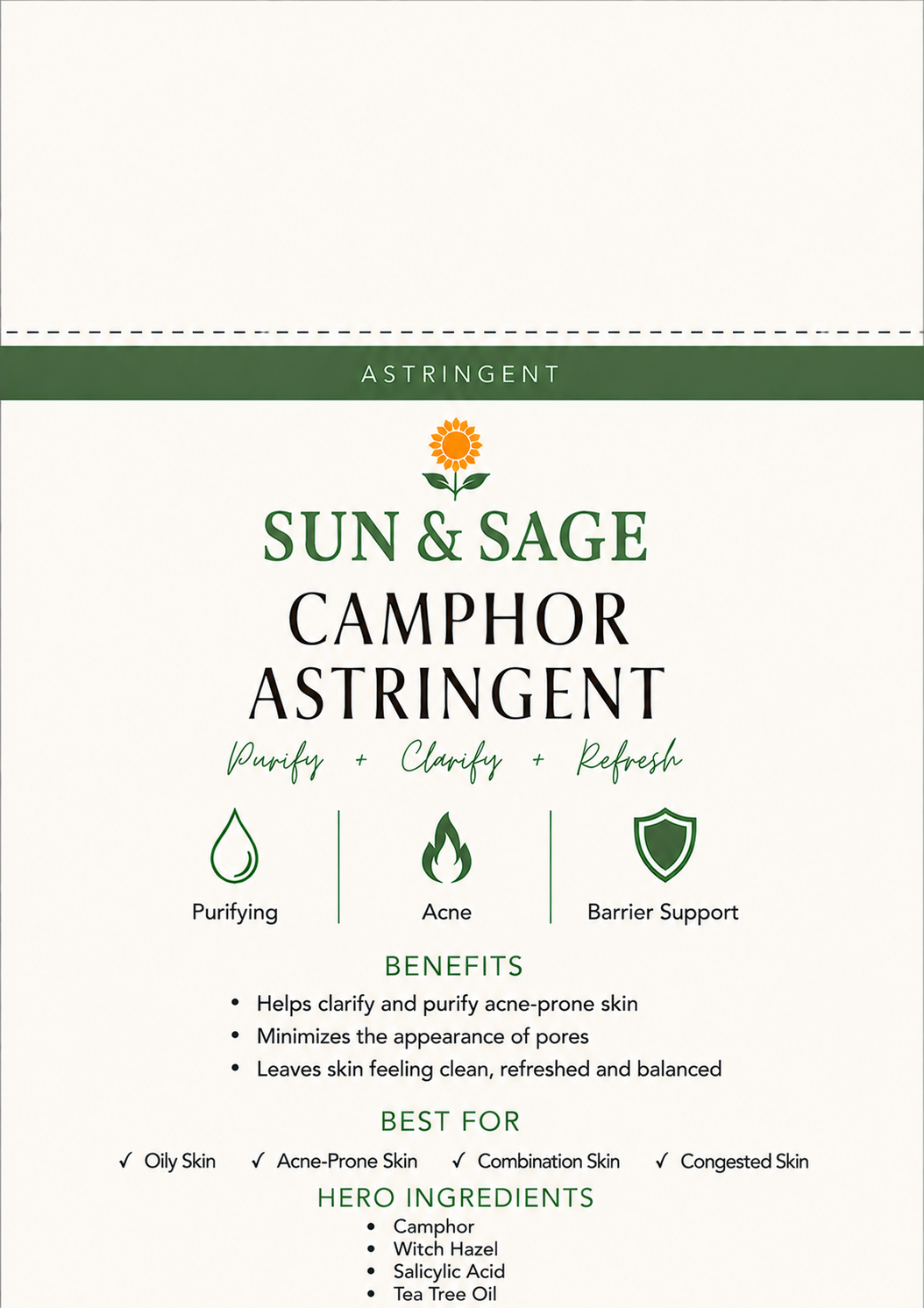Camphor Astringent