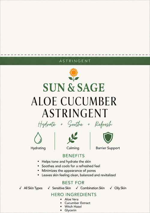 Aloe Cucumber Astringent