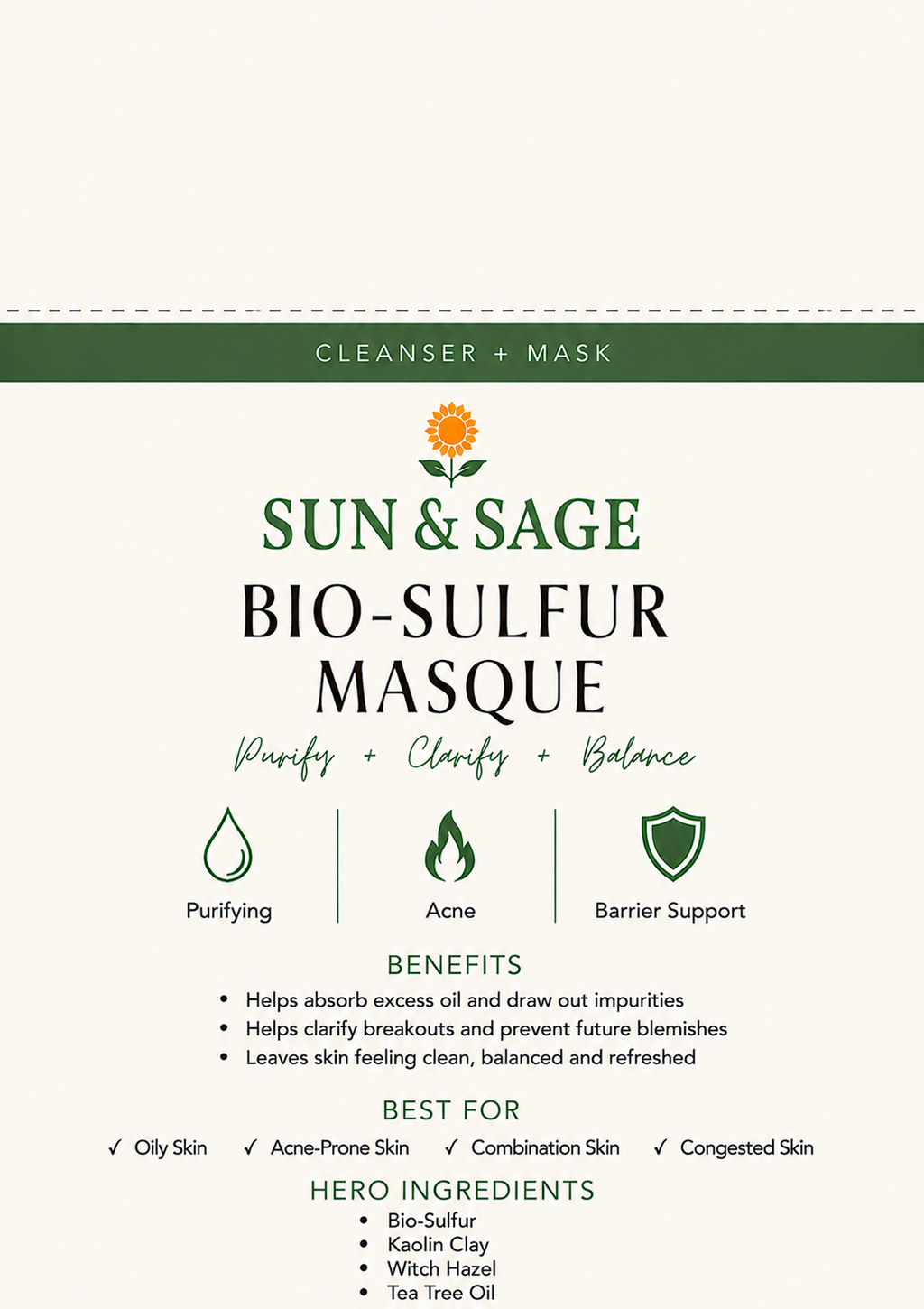 Bio-Sulfur Masque