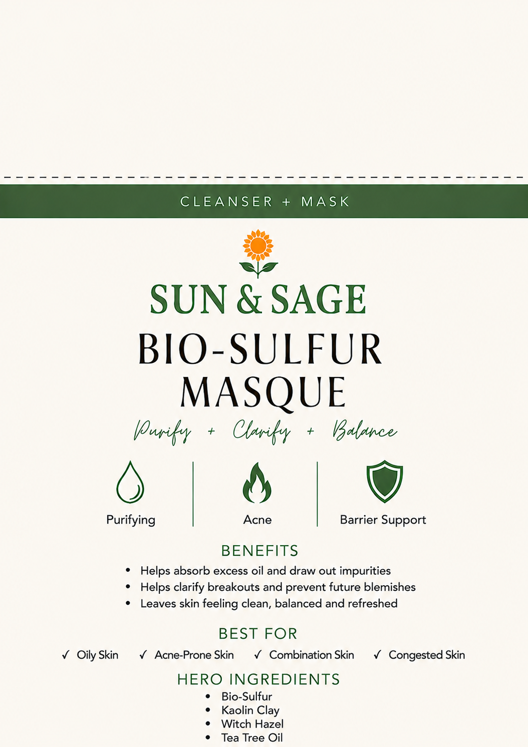 Bio-Sulfur Masque