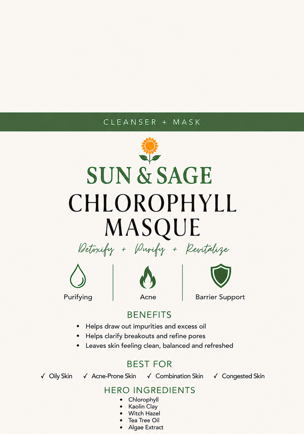 Chlorophyll Masque