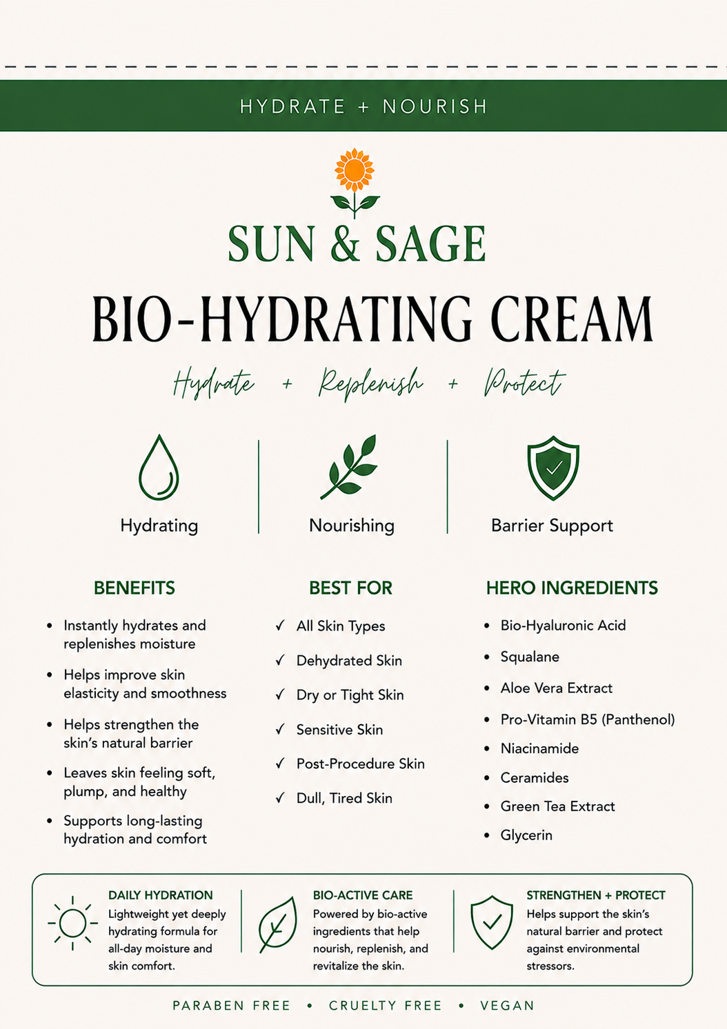 Bio-Hydrating Cream