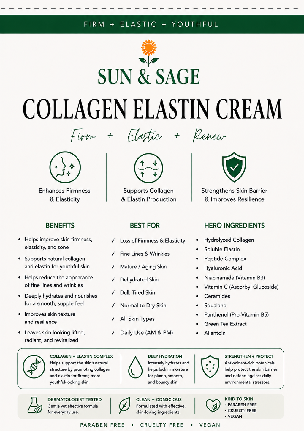 Collagen Elastin Cream