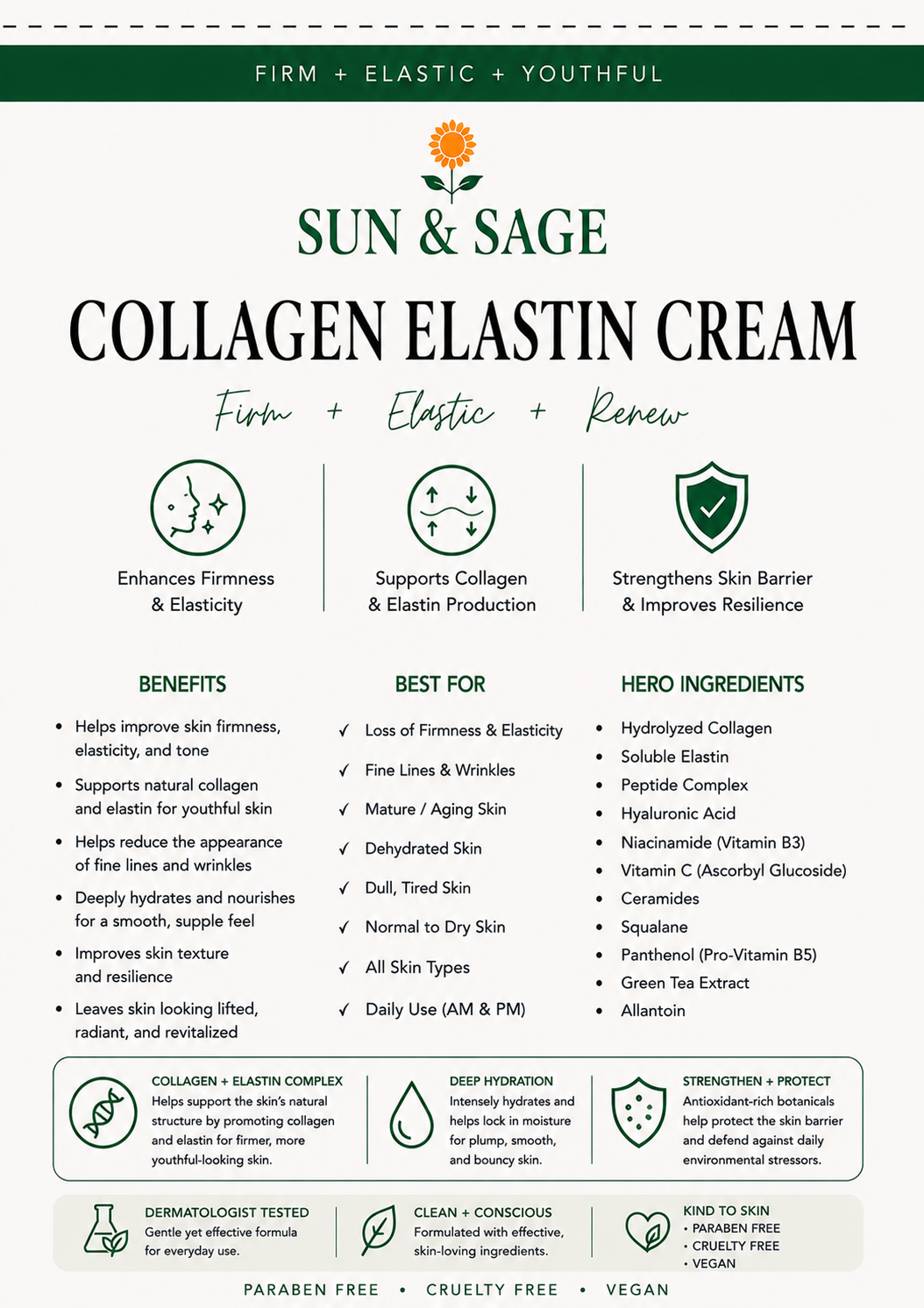Collagen Elastin Cream