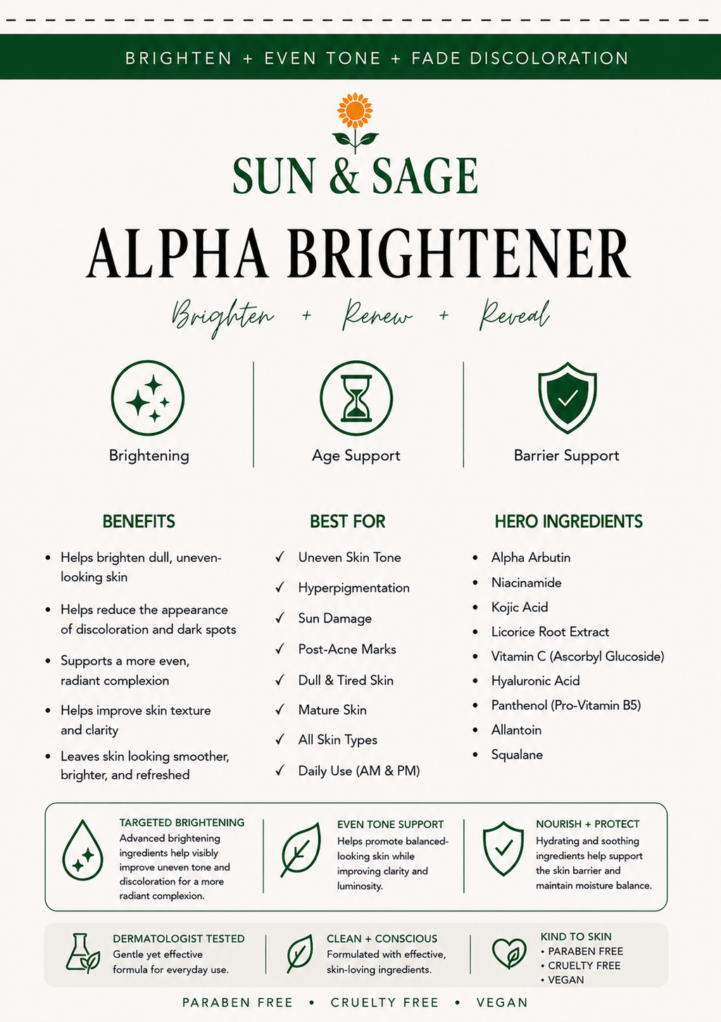 Alpha Brightener