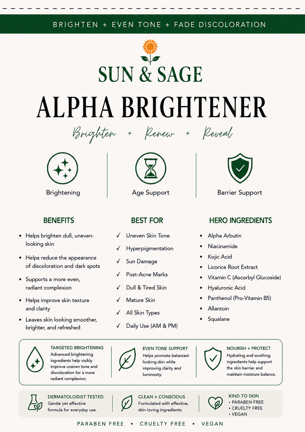 Alpha Brightener