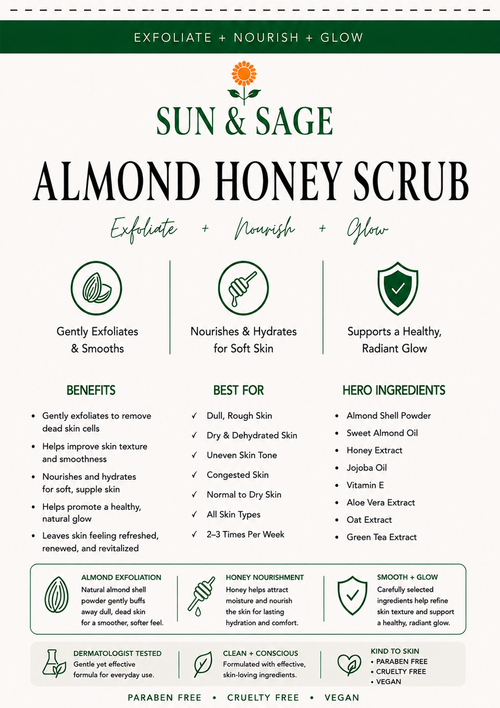 Almond Honey Scrub