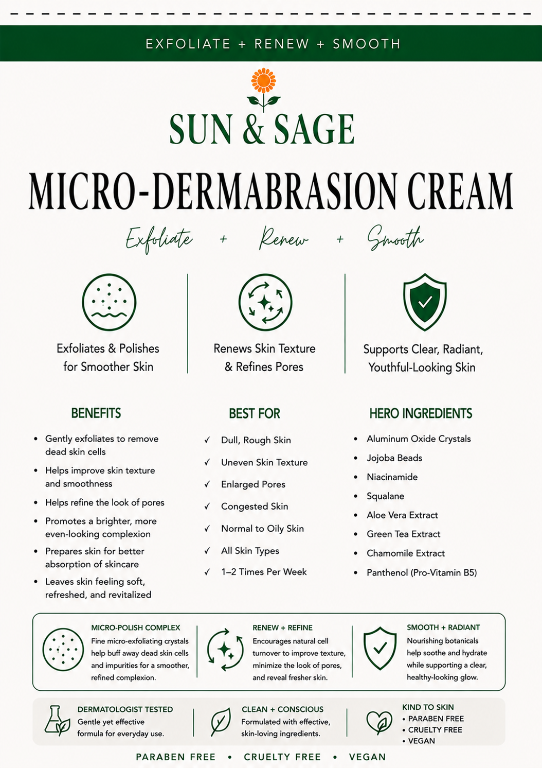 Microdermabrasion Scrub