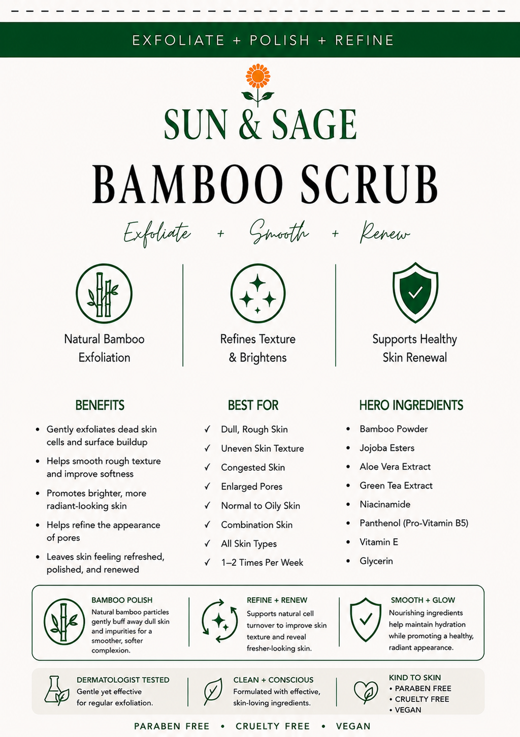 Bamboo Scrub
