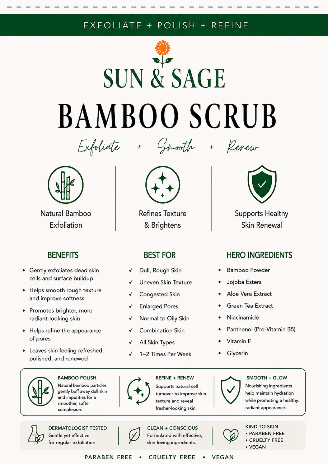 Bamboo Scrub